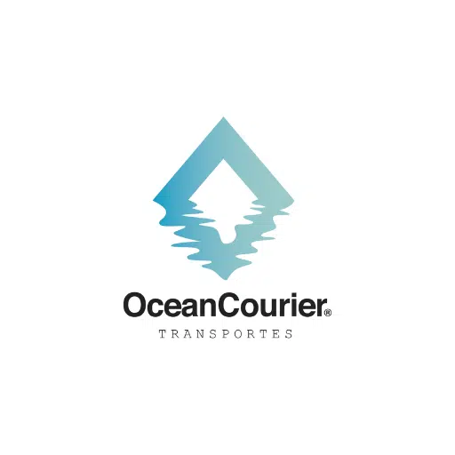diseñamos el logotipo de la empresa de transportes OceanCourier