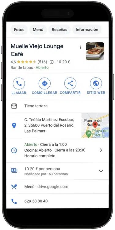 gestionar perfil empresa google